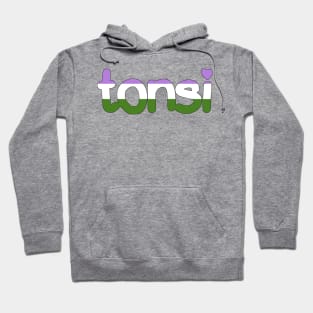 Genderqueer (Toki Pona, Genderqueer Pride Colors) Hoodie